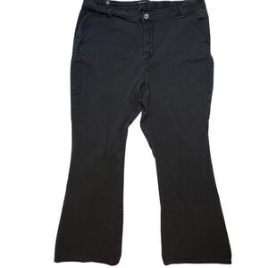 Elite Jeans Womens 22 Black Denim Bootcut High Rise Basic Casual Everyday Pants